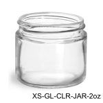 2 oz Clear Glass Jar