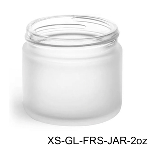 2 oz Frosted Glass Jar